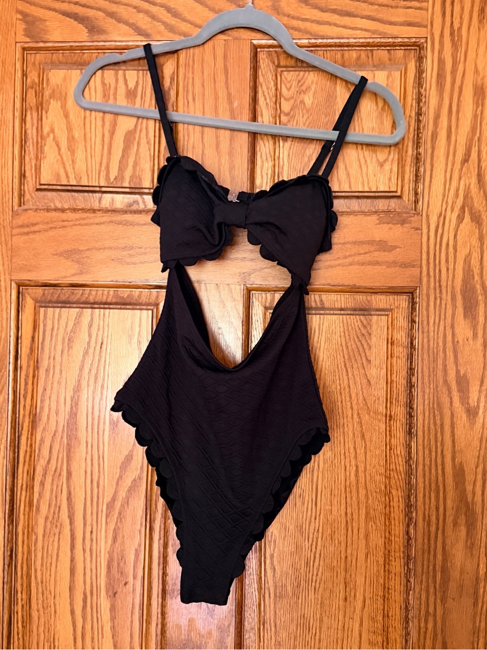 Black One-Piece Swimsuit